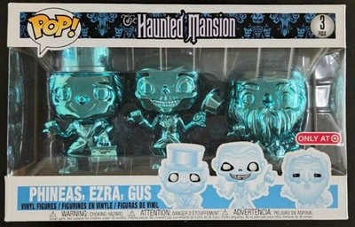 Funko Pop The Haunted Mansion Phineas Ezra Gus Vinyl Figures 3 pack Target