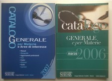 Lotto 2 Vecchi cataloghi Edizioni Simone 2006 / 2007