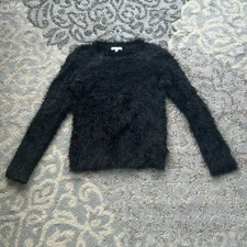 N by NAF NAF Fuzzy Sweater Black Medium