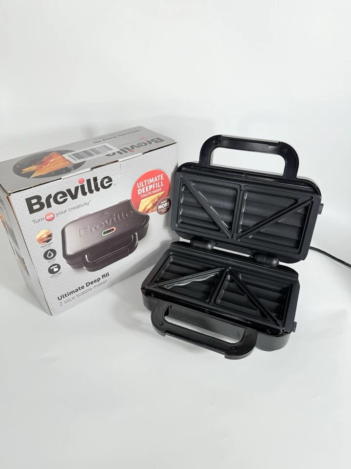 Breville VST082 Ultimate Deep Fill Toastie Maker -Black 2 Slice Sandwich Toaster - Image 2 of 2