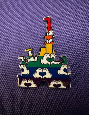 Walt Disney World Hidden Disney Mickey Castle Pin 2025 Wave B WDW