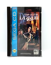 Rise of the Dragon Sega CD CIB Tested w/ Manual Reg Card Foam Barcode Marked