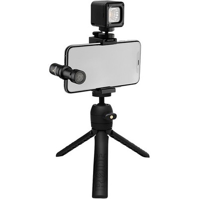 RODE Vlogger Kit for iOS Devices - Includes Tripod/Light/VideoMic/Accessories LN