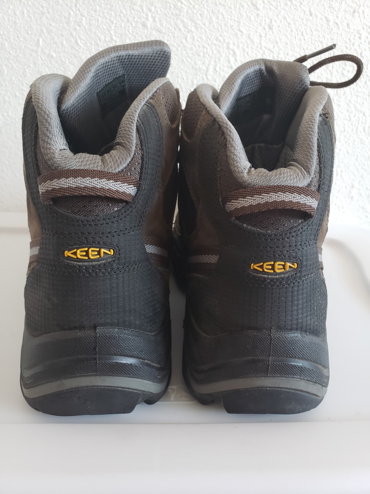 Stivali Keen Durand II da uomo taglia 15 marroni impermeabili da trekking 1011550 integrati negli Stati Uniti