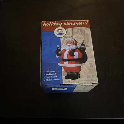 limited edition vintage 1997 Pepsi-Cola Santa Claus holiday ornament collectible