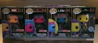 Funko Pop Marvel Blacklight 4-Pack Lot Loki Sylvie Scarlet Witch Kate Bishop