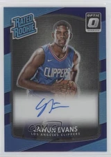 2017 Donruss Optic Rated Purple Prizm Signatures Jawun Evans Rookie Auto RC 7rc