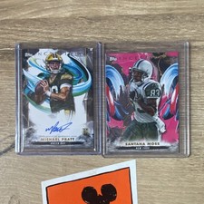 Topps Inception 2024 Michael Pratt & Santana Moss On Card Autograph 2 Card Lot