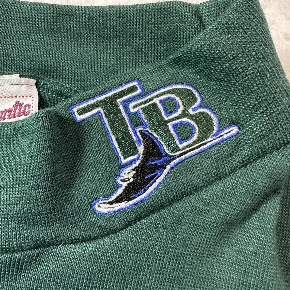 Tampa Bay Devil Rays Mock Neck Turtleneck Majestic Vintage Shirt MLB 90s MLB 2XL - Image 3 of 4