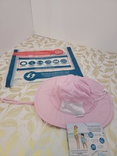 SwimZip UPF 50 Protection Baby Sun Hat Pink Adjustable Flap