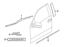 For Ford F-150 2004-2014 Ford 6L3Z1821453A Front Left Door Belt Molding