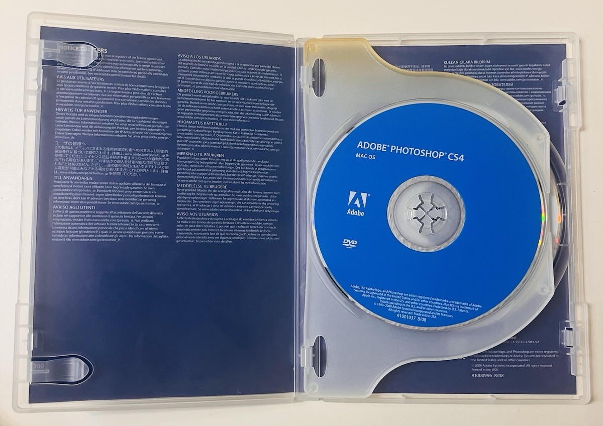 Adobe Photoshop CS4 DVD版 Adobe Photoshop CS4 (2008) 2-Disc DVD Set Mac & PC Vintage