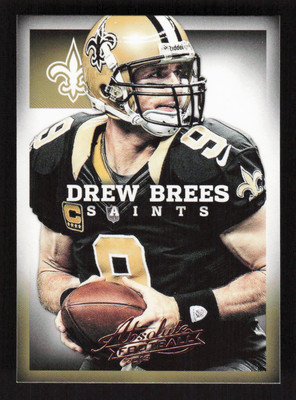 Drew Brees 2013 Panini Absolute #61 New Orleans Saints