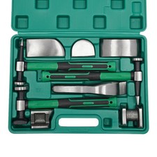9-piece Auto Body Hammer And Dolly Kit Dent Repair Tool Set For Cars No Panel