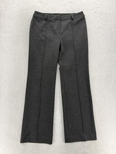 Express Ponte Seam Trouser Pants Womens 9/10 Gray Straight Leg Ponte Stretch NWT