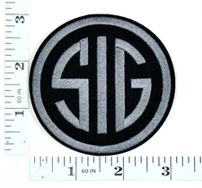 Embroidered Patch - Iron-on - NEW - Handgun - Police - Pistol - Military - Sig