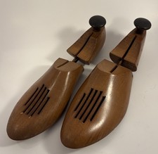 Vintage Florsheim Wood Shoe Trees Split Toe Adjustable Men Size 9/3 Pair