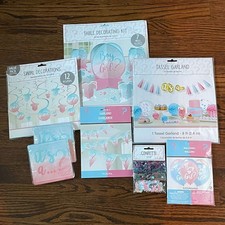 Gender Reveal Party Supplies, Baby Shower Boy or Girl Decoration Bundle - New