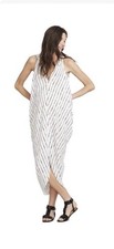 Hatch Maternity Women s THE AMIRA CAFTAN Ivory/Black Dress Size O/S ONE SIZE