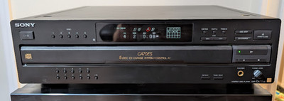 Sony CDP-CA70ES 5-Disc ES Series CD Changer Player Tested Working No Remote
