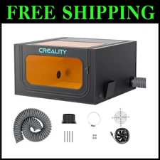 Fireproof Laser Engraver Cover - Exhaust Fan, Pipe Included