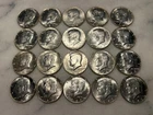 20 Kennedy 1967 Half Dollars 40% Silver Very Good Condition # 32