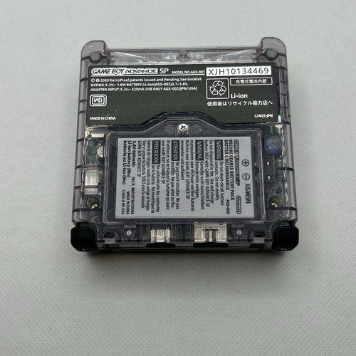 NINTENDO GAME BOY ADVANCE SP SCHERMO IPS - CONSOLE RESTAURATA GBA VIOLA CRYSTAL - Foto 12 di 15