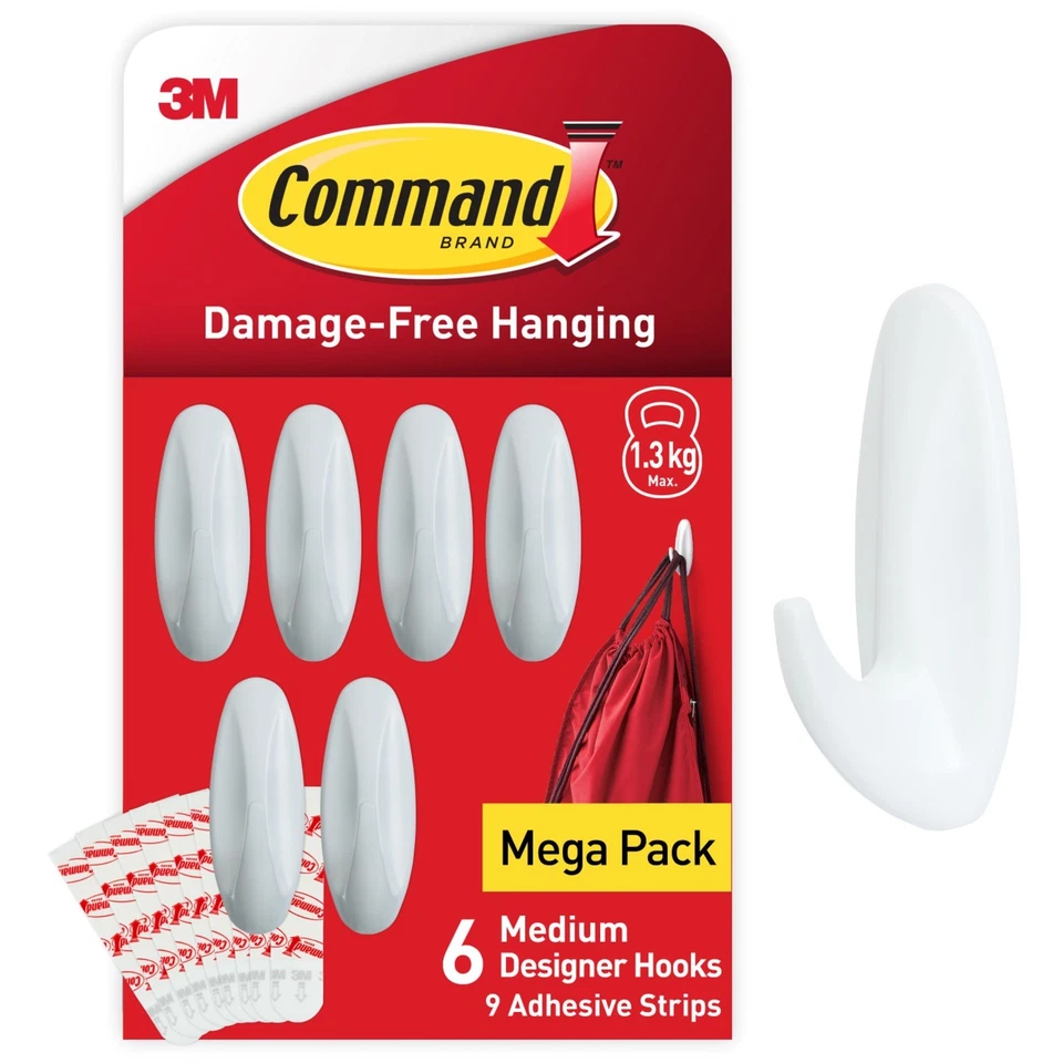 Command Strip Hooks products for sale | eBay UK