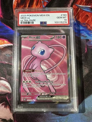 Mew ex 193/165 Sv: Scarlet & Violet 151 PSA 10 Gem Mint Pokemon TCG