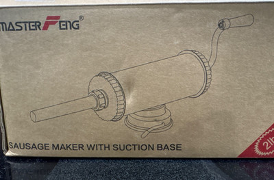 MASTER FENG Sausage Maker with Suction Base  -  Homemade Sausage Maker 2 lbs