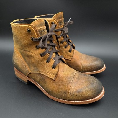 Sendra Lighting Serramex 19934 Camel Men's Leather Boots - Size 42 / US 9 