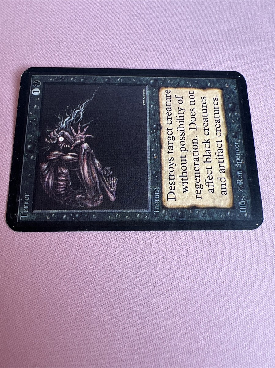 Terror Alpha Black Common MTG Magic the Gathering Card (ID# 381327