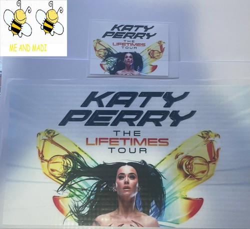 2 X KATY PERRY DTF IRON ON USE ON ANY COLOUR SHIRT ETC (CT) 2025 TOUR AUS - Picture 2 of 4