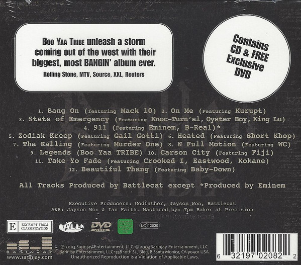 パルフェ Boo Yaa Tribe* West Koasta Nostra CD, Album + DVD-V 2003
