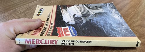 Clymer Mercury Outboard Shop Manual 3.9-135 HP 1964-1971 Book Boat Official - Picture 6 of 6