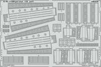 MW22 Eduard 32467 P-40M Gun Bays 1/32 1/32 Pe Set For Trumpeter