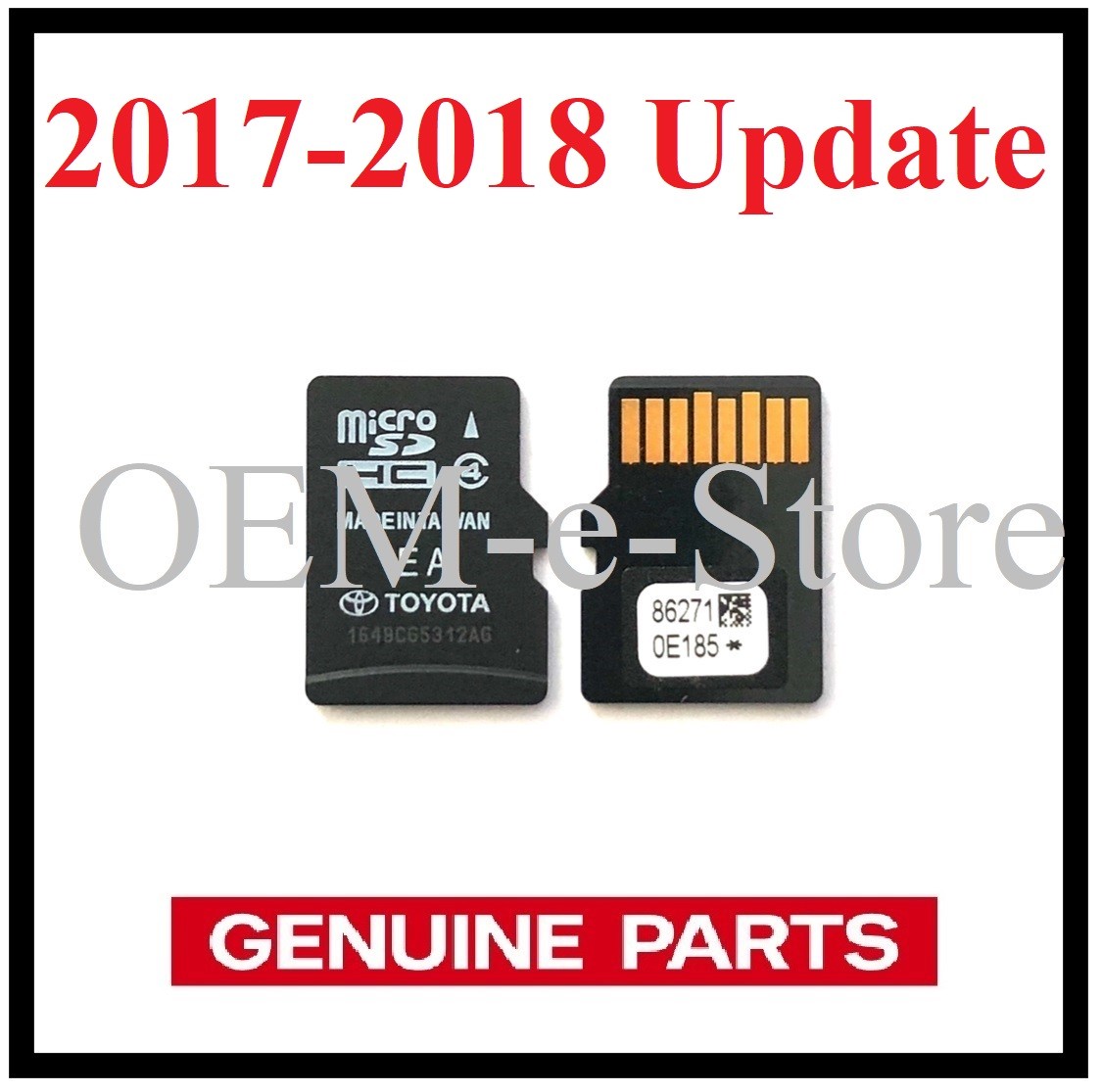 Update 2019 Genuine Toyota Navigation Micro SD Card Map 86271