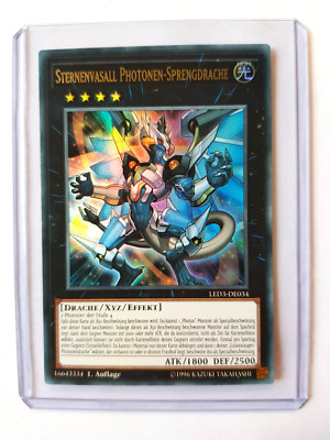Sternenvasall Photonen-Sprengdrache LED3-DE034 Ultra 1 Auf YU-GI-OH Near Mint