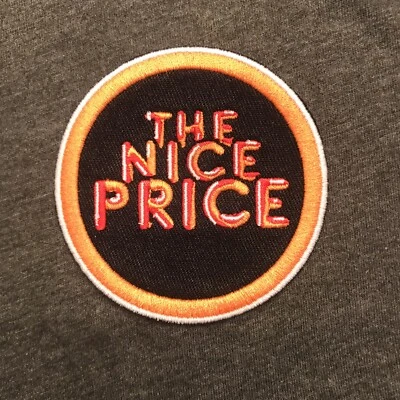 THE NICE PRICE Embroidered Sew-On Patch 3” VINTAGE RECORD STORE John Mayer COOL!