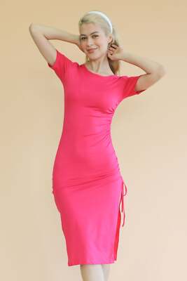 knee length dresses for ladies Minimalist Sleeveless Linen Midi Dress with Side Slit