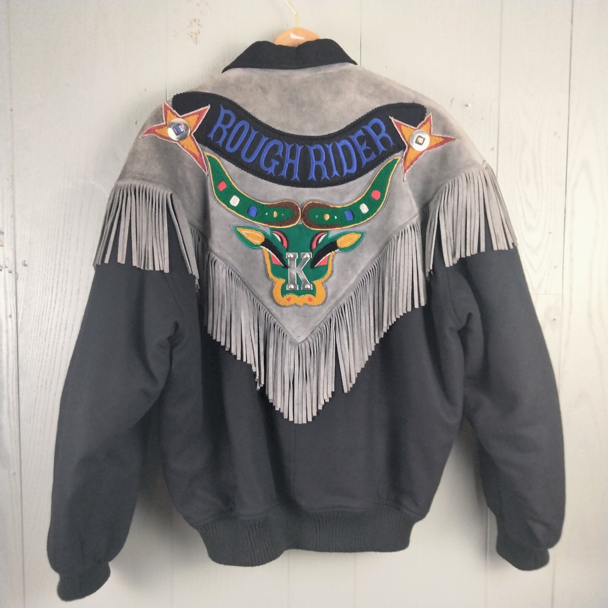 Kansai Yamamoto Kansai 02 Rough Rider Western Bomber Jacket Kansai Yamamoto Kansai 02 Rough Rider Western Bomber Jacket