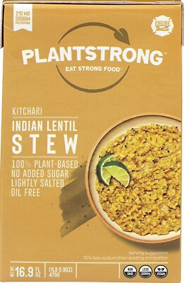 Plantstrong Kitchari Indian Lentil Stew - Vegan - 16.9 fl oz (Pack of 2)