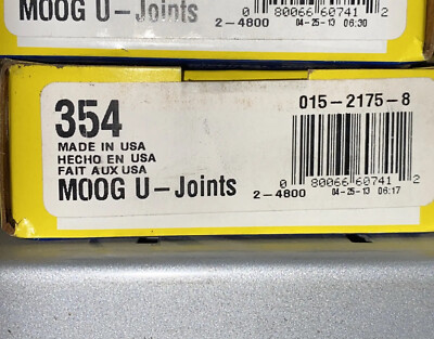 BRAND NEW MOOG U-JOINT PT# 354, Made In USA 2-4800, 015-2175-8, FREE SHIPPING!!!