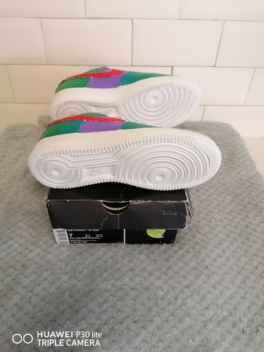 Custom Hand Painted Nike Air Force 1 07 LV8 boxed uk6 - Picture 6 of 6
