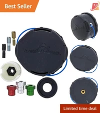 Trimmer Head Universal Bump Feed for Curved & Straight Shafts 20' Line