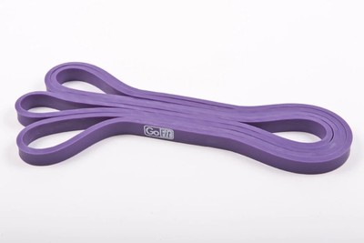 GoFit Wide Super Resistance Bands - Resistance Training Loops - Purple  20-35lbs