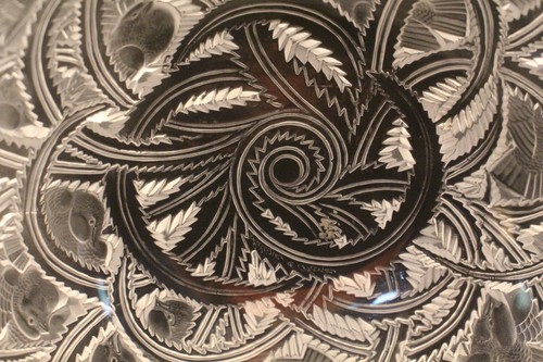 LALIQUE CRYSTAL PINSONS 9.25" BOWL - Picture 4 of 7