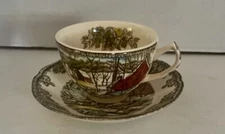 JOHNSON BROS FRIENDLY VILLAGE TEA CUP & SAUCER..UNUSED