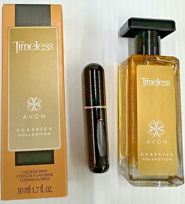 2 pcs  set Timeless Cologne Perfume Spray 1.7 oz  For Women by Avon travel Spray
