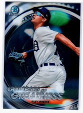 2020 Bowman Chrome Draft Glimpses of Greatness #GOGRG Riley Greene